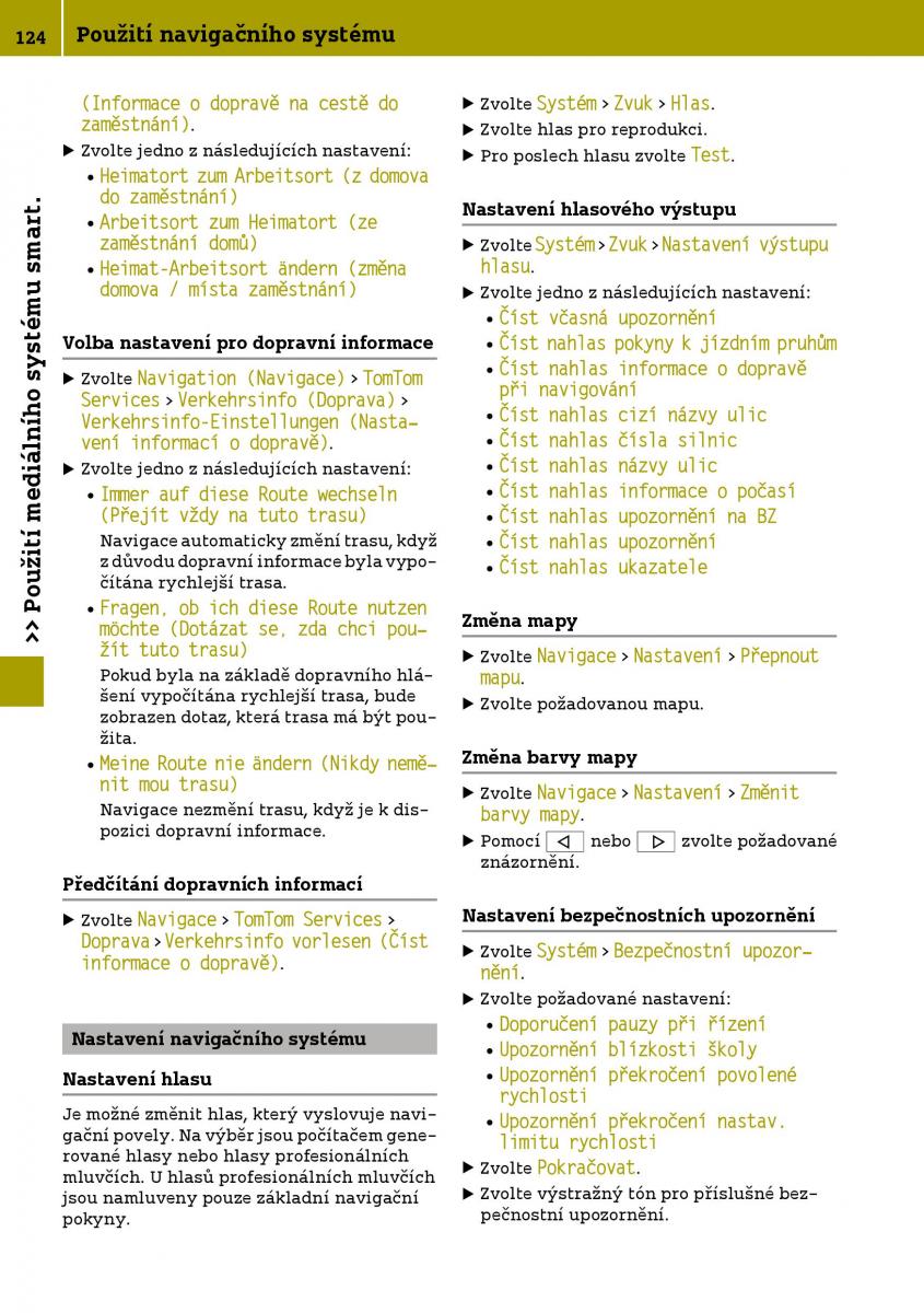 Smart Fortwo III 3 navod k obsludze / page 126