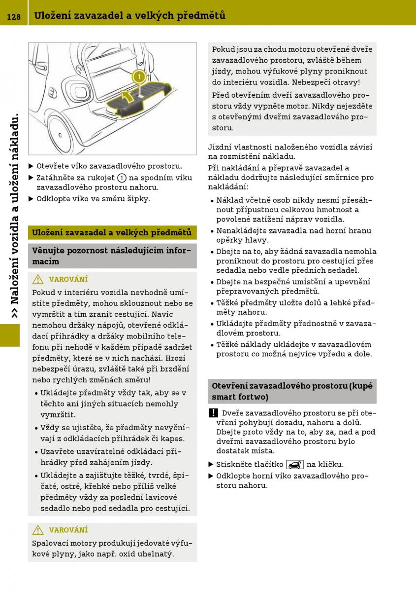 Smart Fortwo III 3 navod k obsludze / page 130