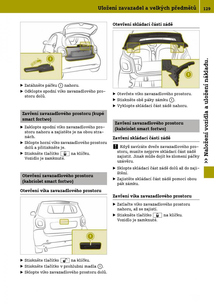 Smart Fortwo III 3 navod k obsludze / page 131