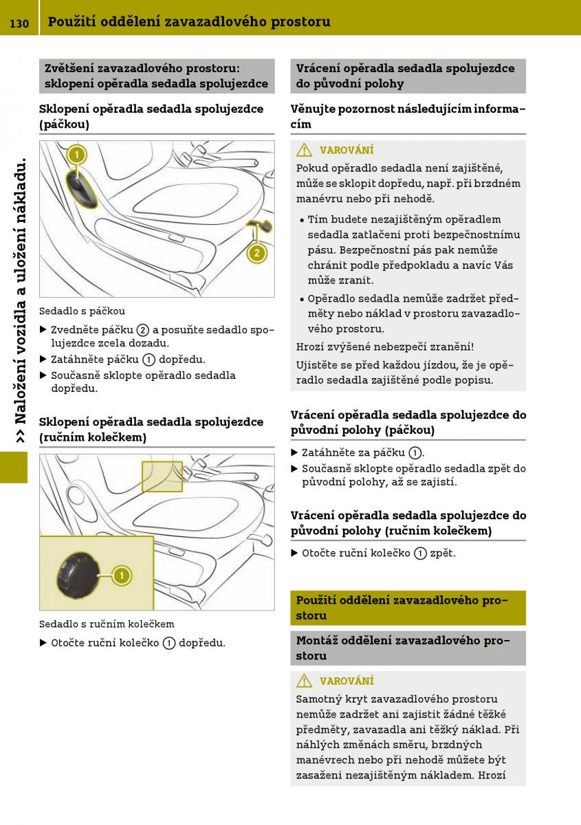 Smart Fortwo III 3 navod k obsludze / page 132