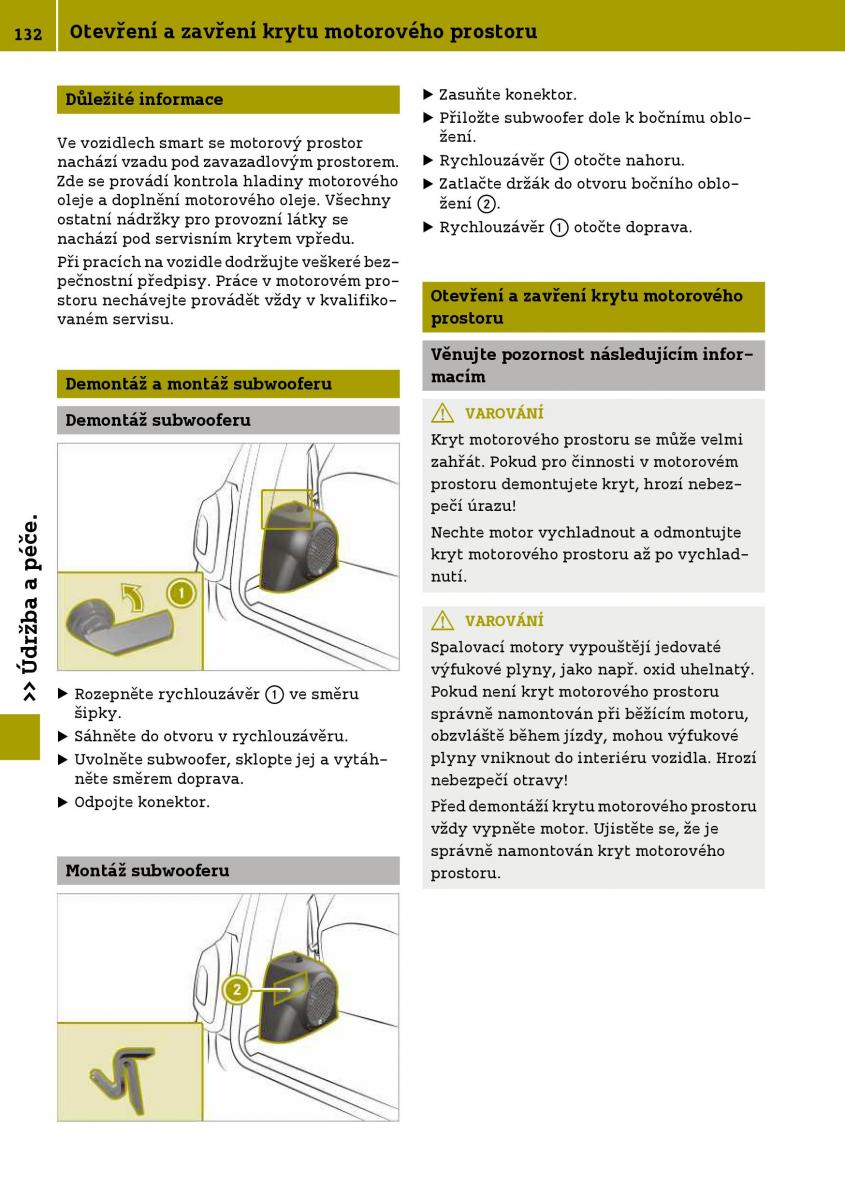 Smart Fortwo III 3 navod k obsludze / page 134