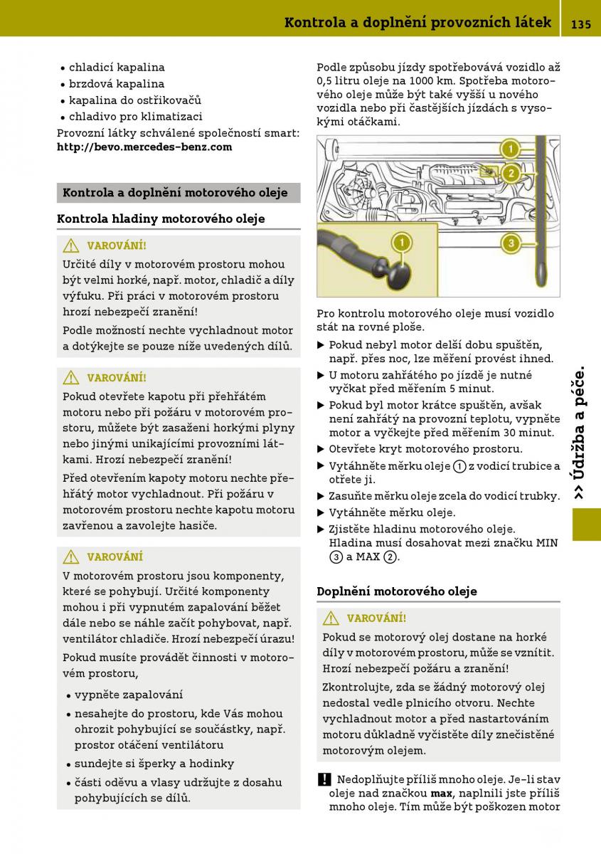 Smart Fortwo III 3 navod k obsludze / page 137