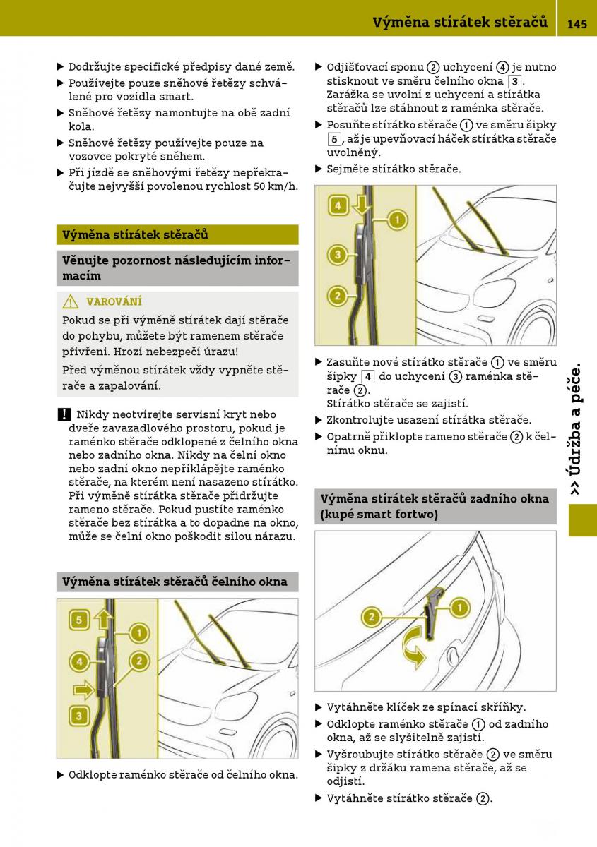 Smart Fortwo III 3 navod k obsludze / page 147