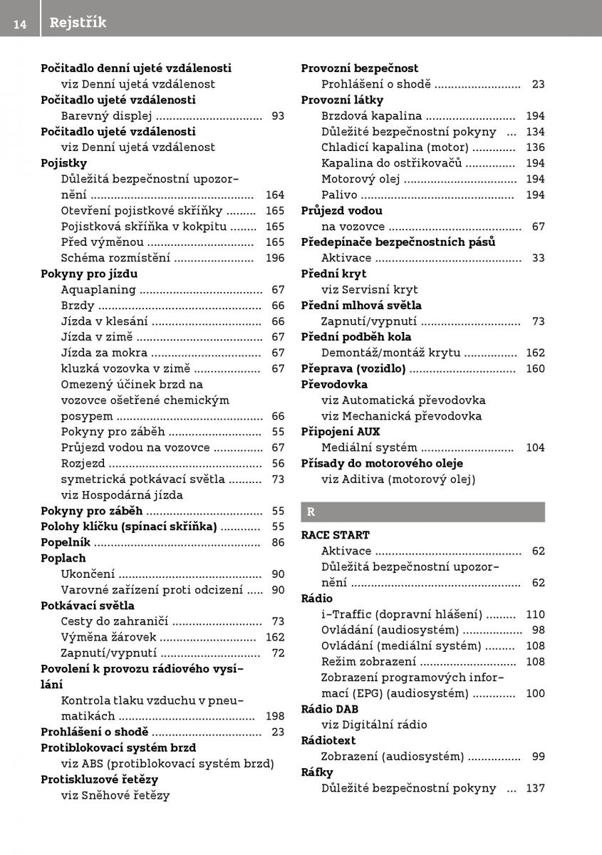 Smart Fortwo III 3 navod k obsludze / page 16