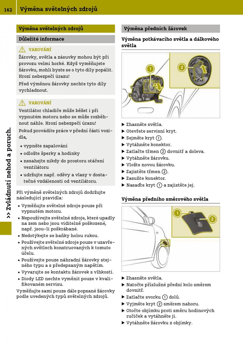 Smart Fortwo III 3 navod k obsludze / page 164