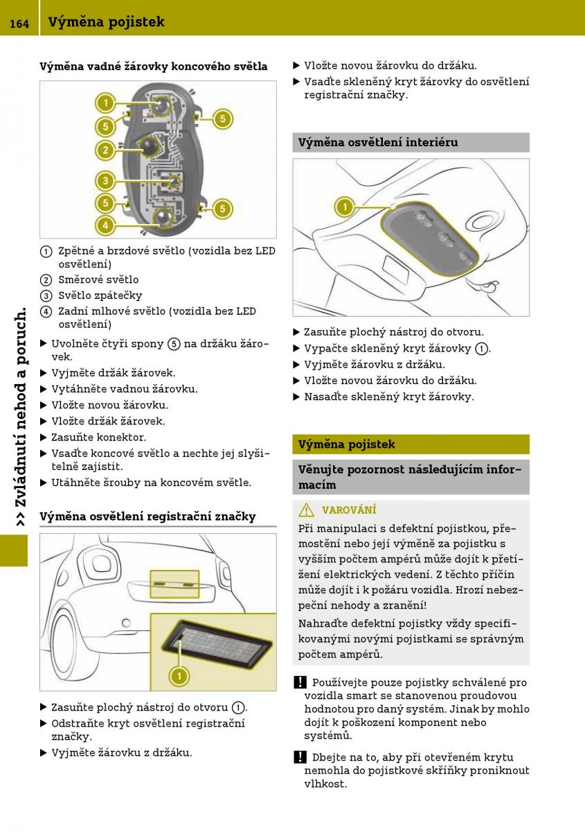 Smart Fortwo III 3 navod k obsludze / page 166