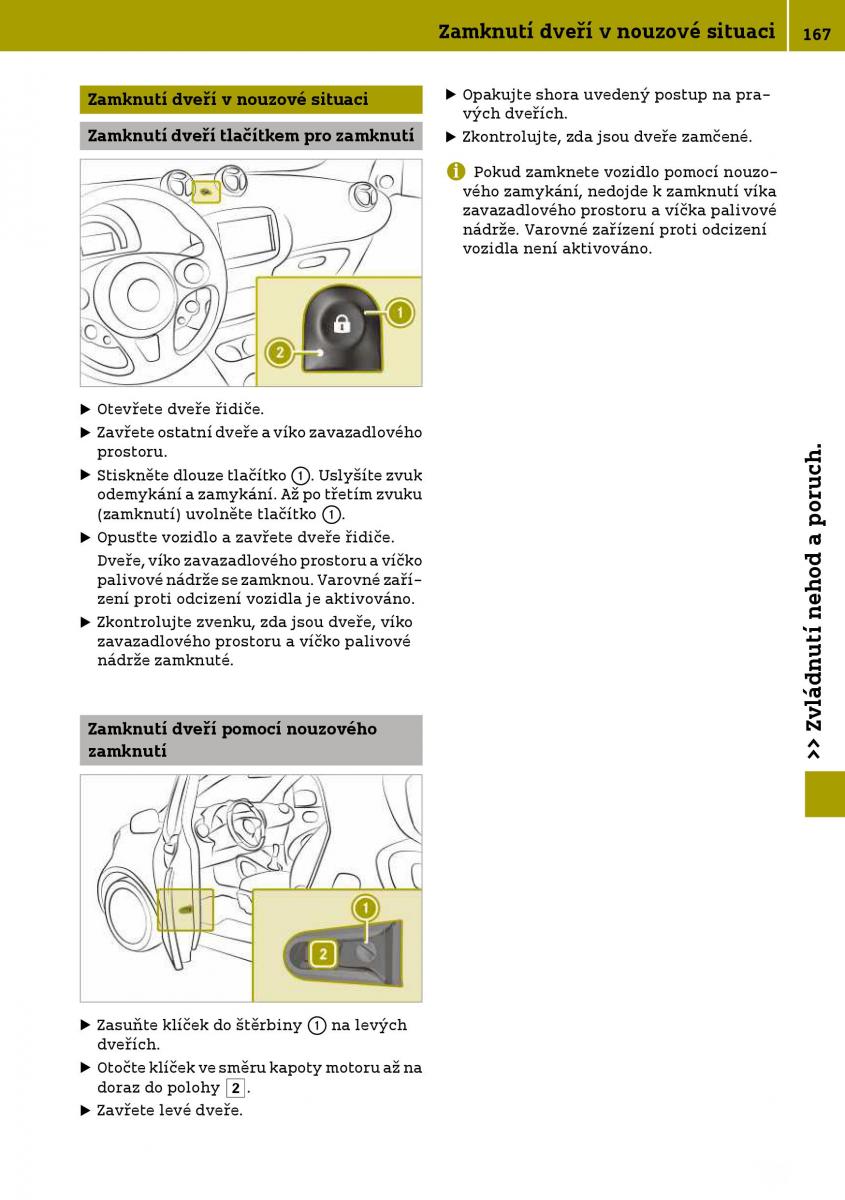 Smart Fortwo III 3 navod k obsludze / page 169