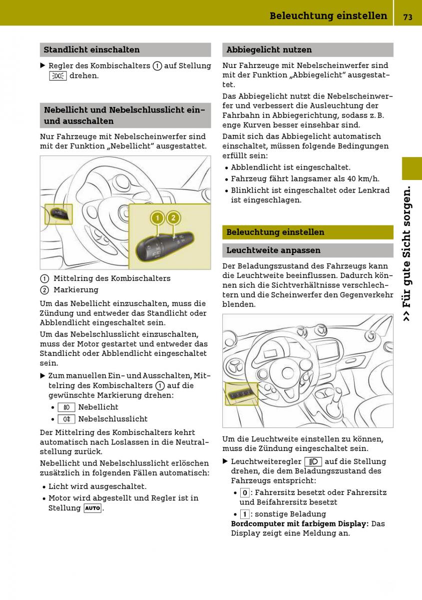 Smart Fortwo III 3 Handbuch / page 75