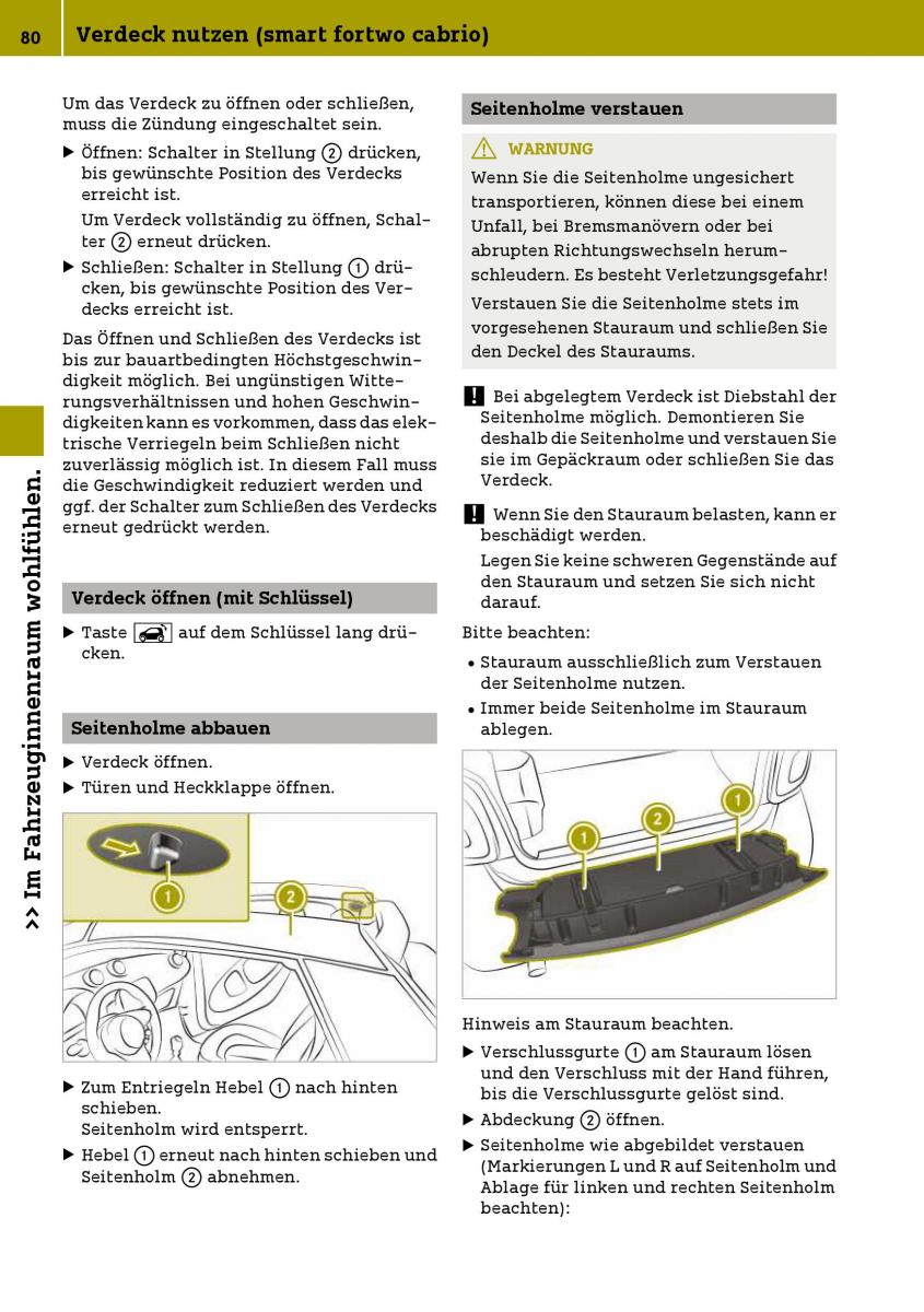 Smart Fortwo III 3 Handbuch / page 82