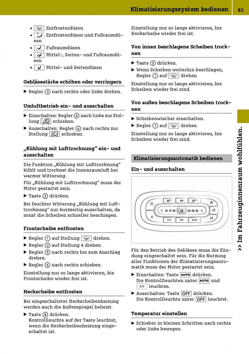 Smart Fortwo III 3 Handbuch / page 85