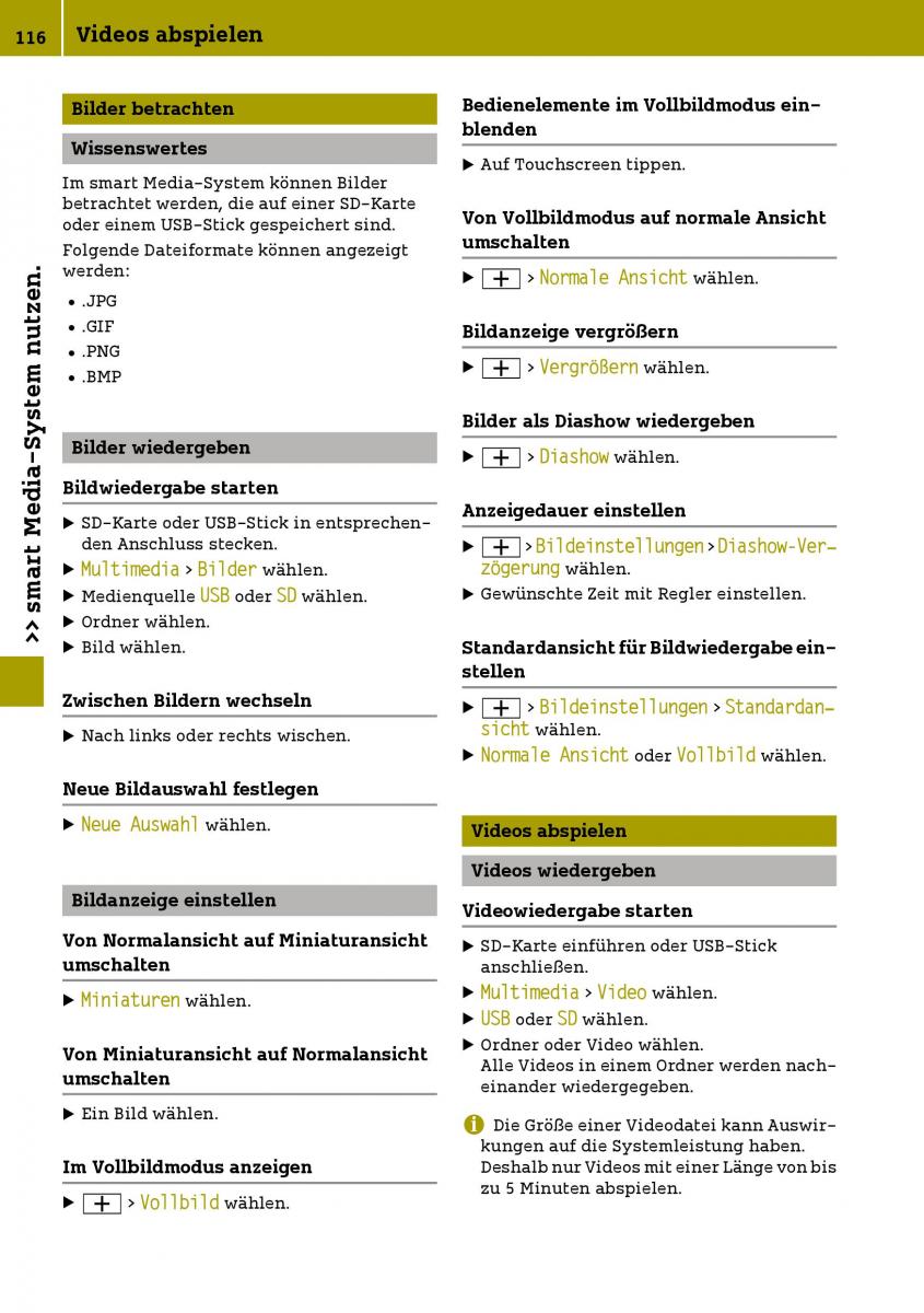 Smart Fortwo III 3 Handbuch / page 118