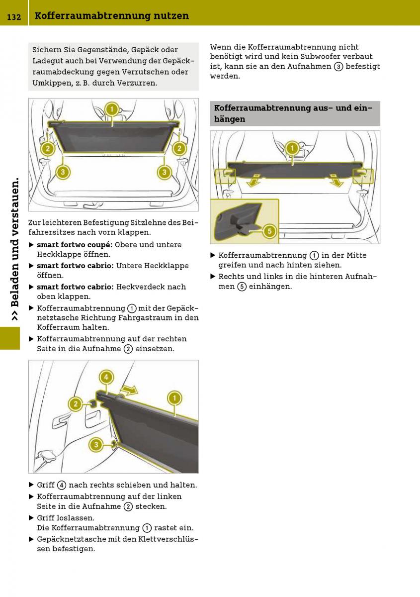 Smart Fortwo III 3 Handbuch / page 134