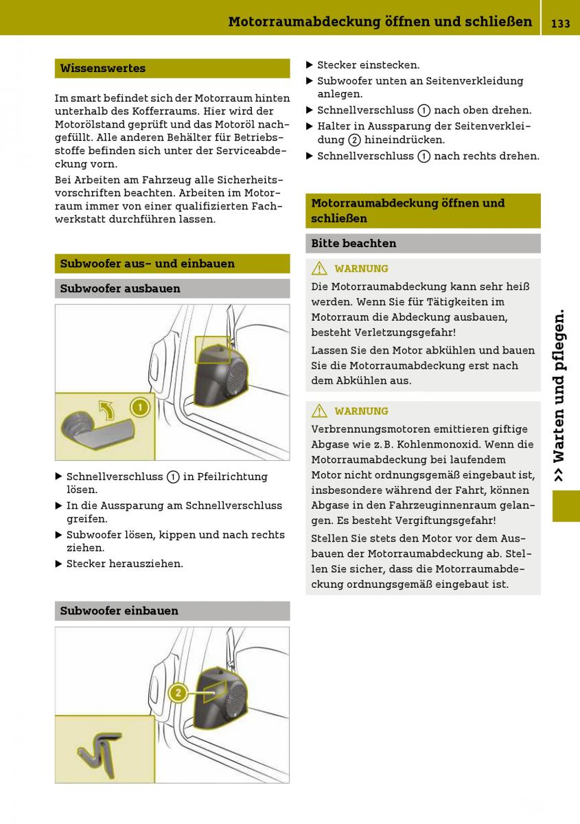 Smart Fortwo III 3 Handbuch / page 135