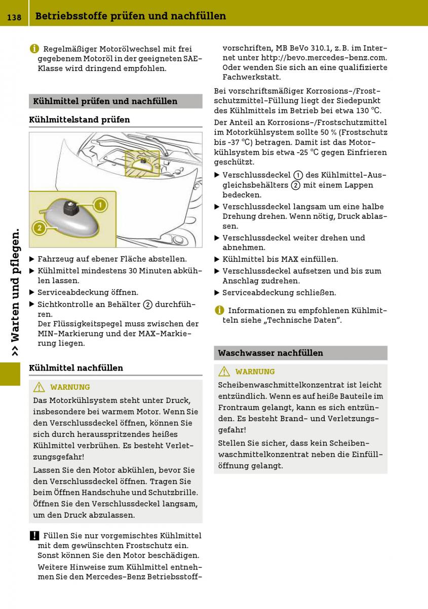 Smart Fortwo III 3 Handbuch / page 140