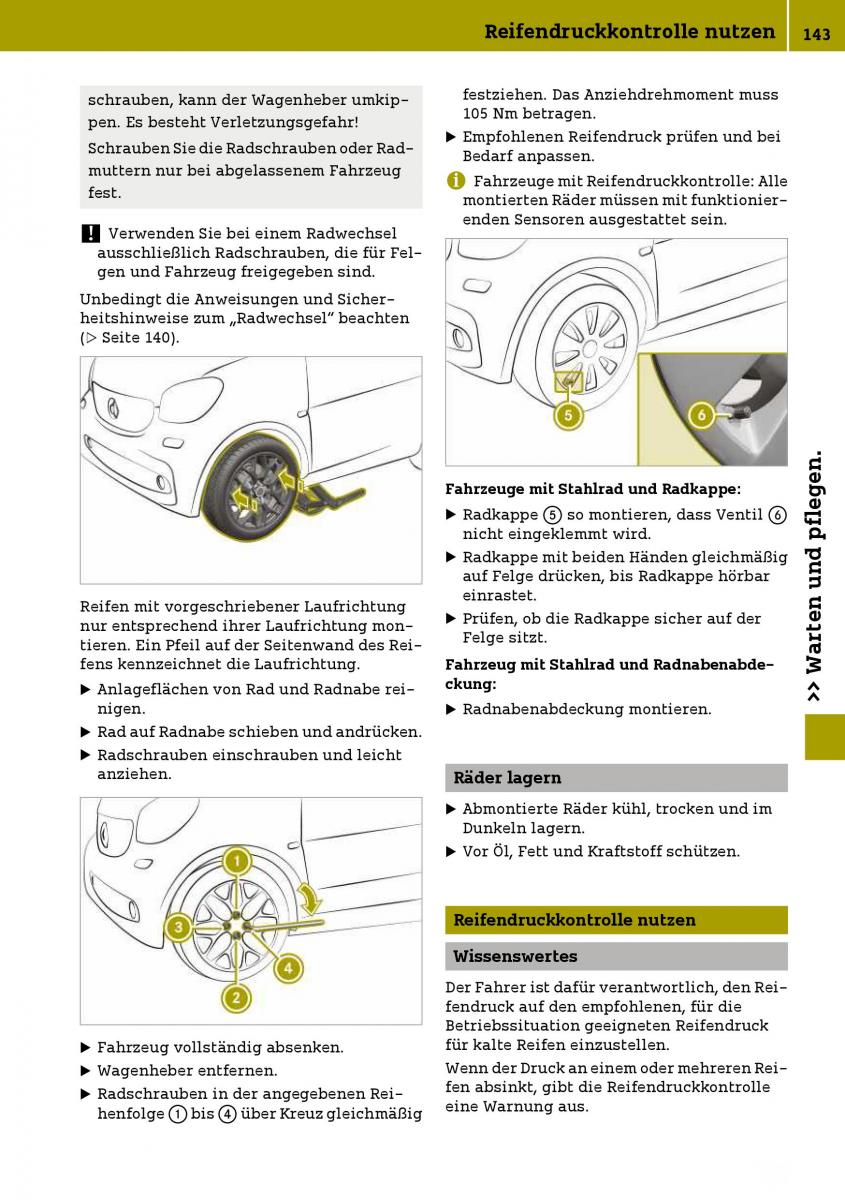 Smart Fortwo III 3 Handbuch / page 145