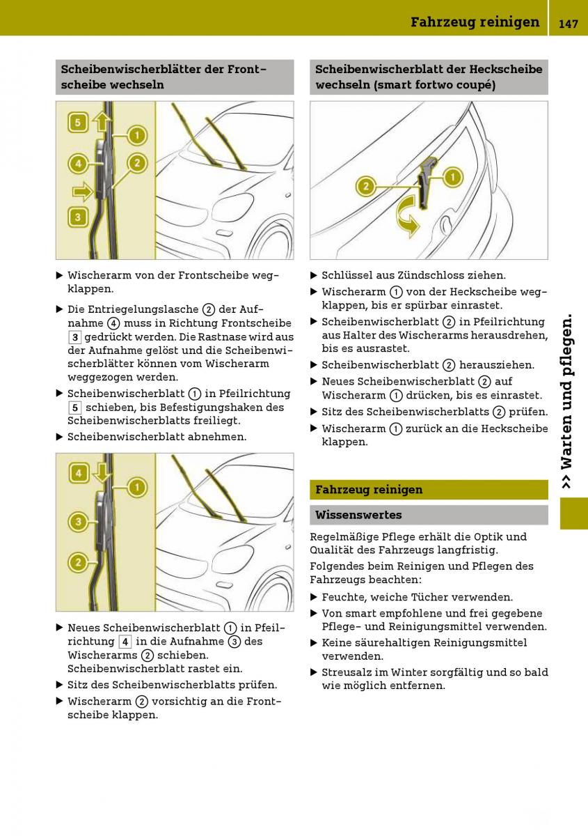 Smart Fortwo III 3 Handbuch / page 149