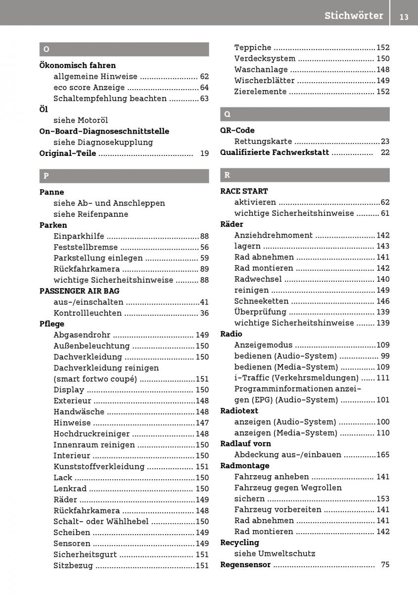 Smart Fortwo III 3 Handbuch / page 15