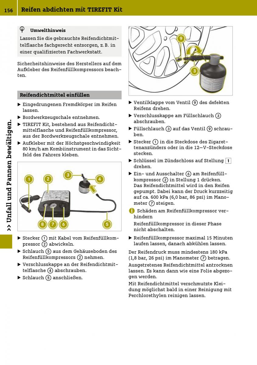 Smart Fortwo III 3 Handbuch / page 158