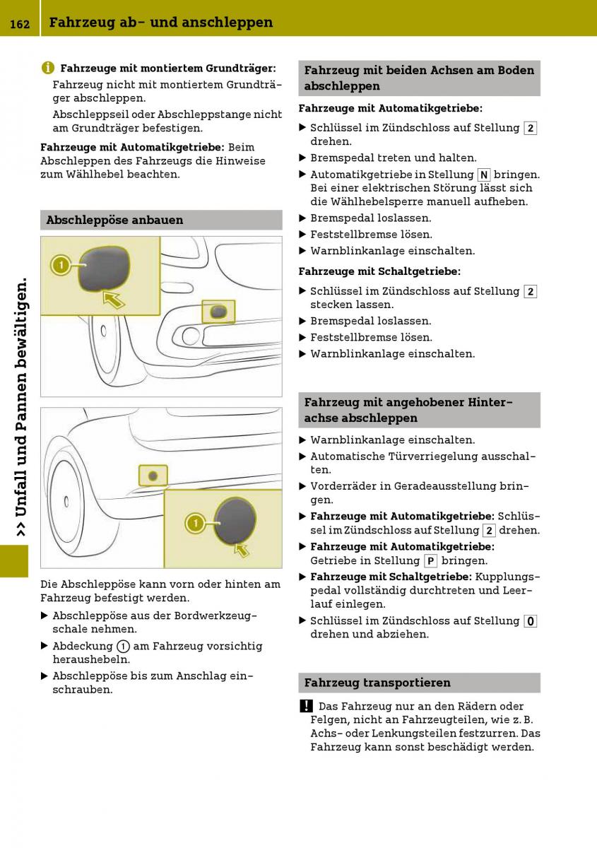 Smart Fortwo III 3 Handbuch / page 164