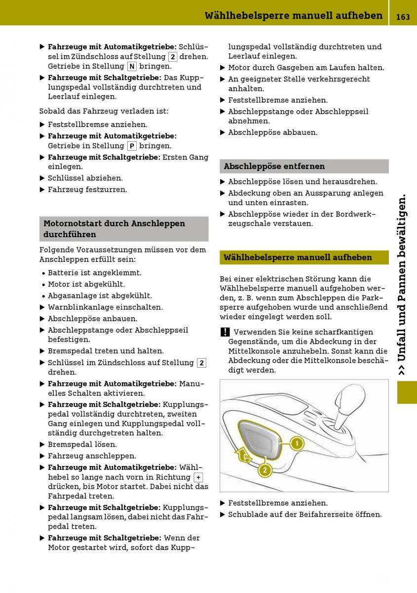 Smart Fortwo III 3 Handbuch / page 165