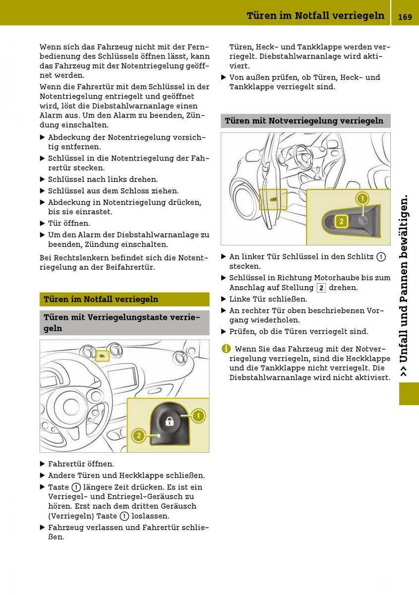 Smart Fortwo III 3 Handbuch / page 171