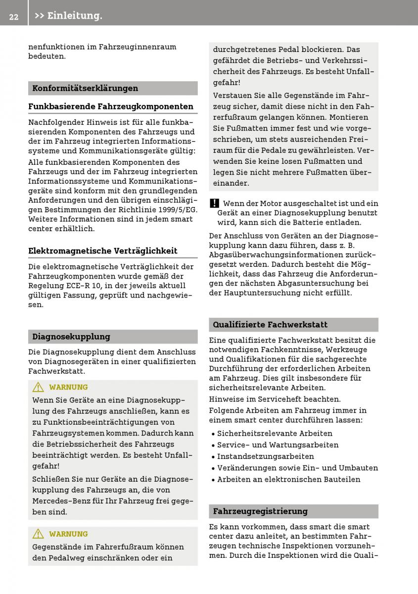 manual  Smart Fortwo III 3 Handbuch / page 24
