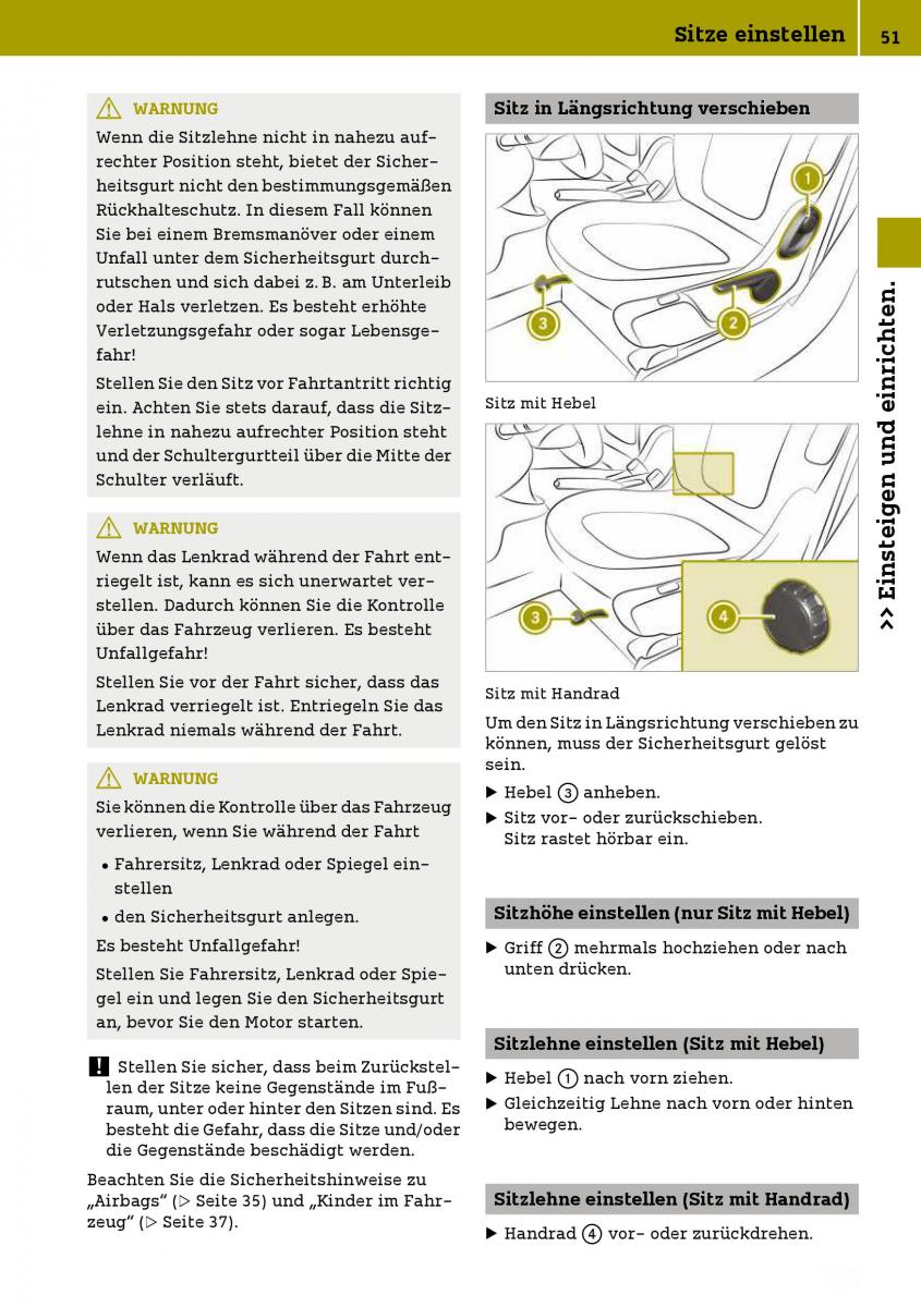 Smart Fortwo III 3 Handbuch / page 53