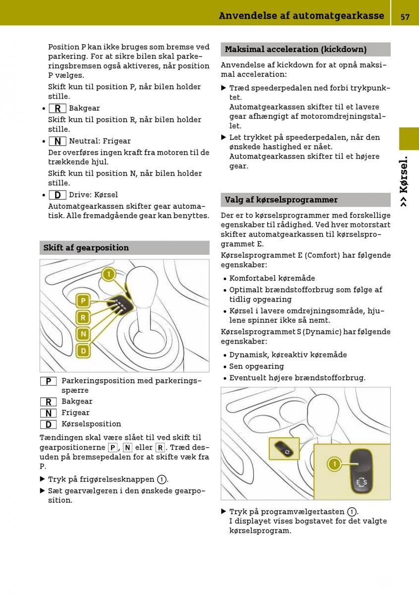 Smart Fortwo III 3 Bilens instruktionsbog / page 59