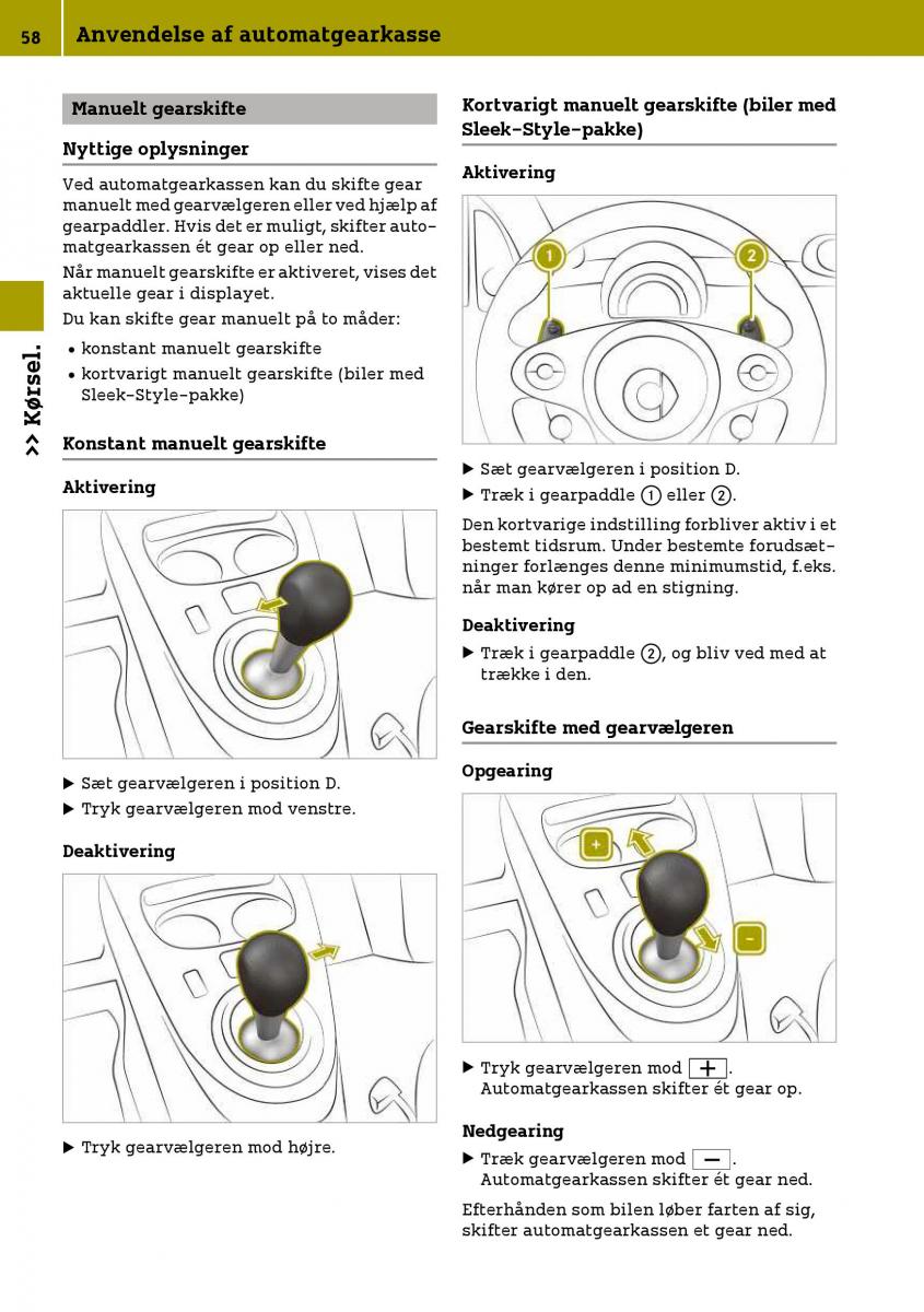 Smart Fortwo III 3 Bilens instruktionsbog / page 60