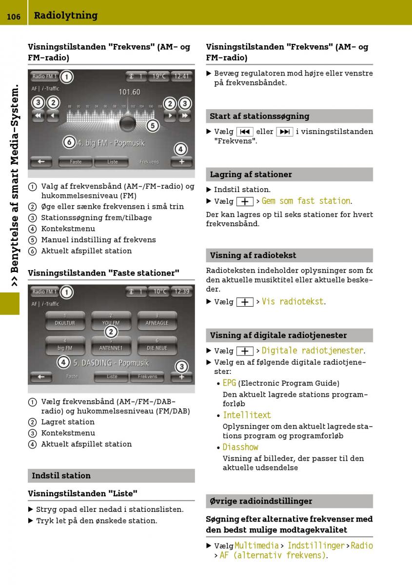 Smart Fortwo III 3 Bilens instruktionsbog / page 108