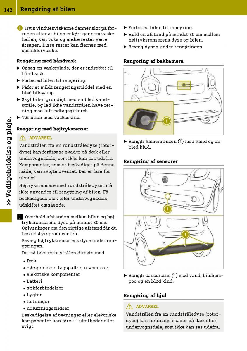 Smart Fortwo III 3 Bilens instruktionsbog / page 144