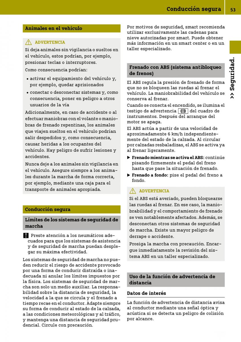 Smart Fortwo III 3 manual del propietario / page 55