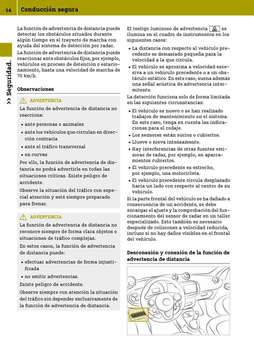 Smart Fortwo III 3 manual del propietario / page 56