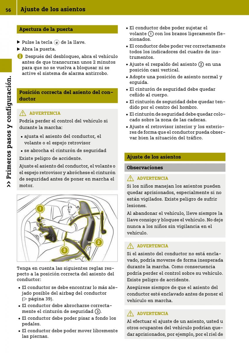 Smart Fortwo III 3 manual del propietario / page 58