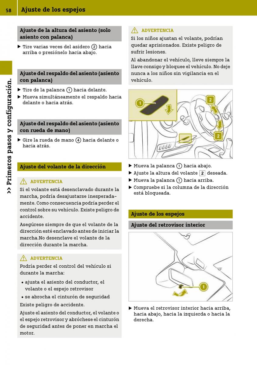 Smart Fortwo III 3 manual del propietario / page 60