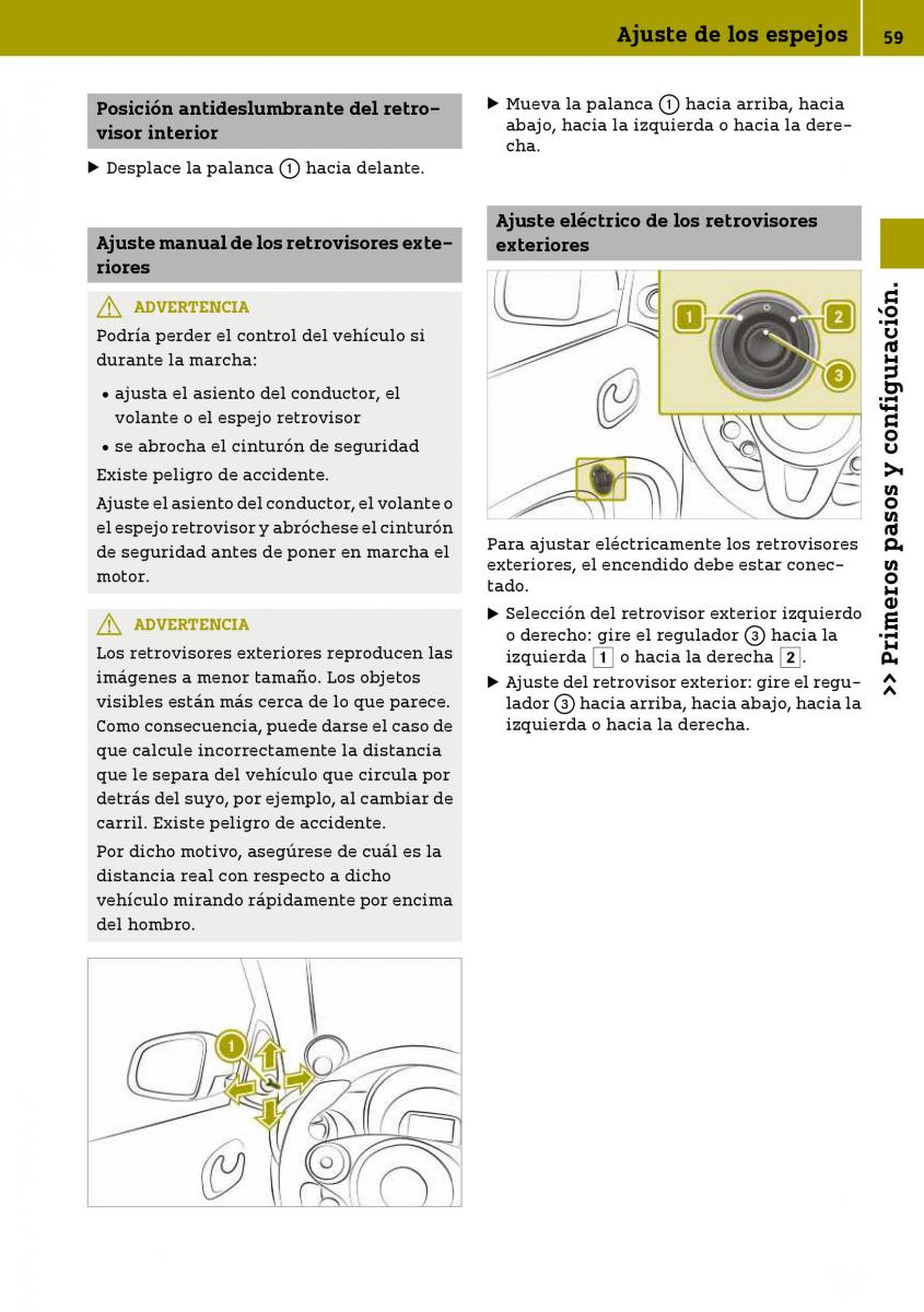 Smart Fortwo III 3 manual del propietario / page 61