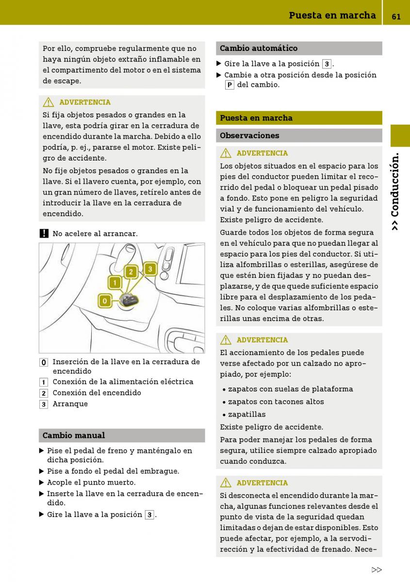 Smart Fortwo III 3 manual del propietario / page 63