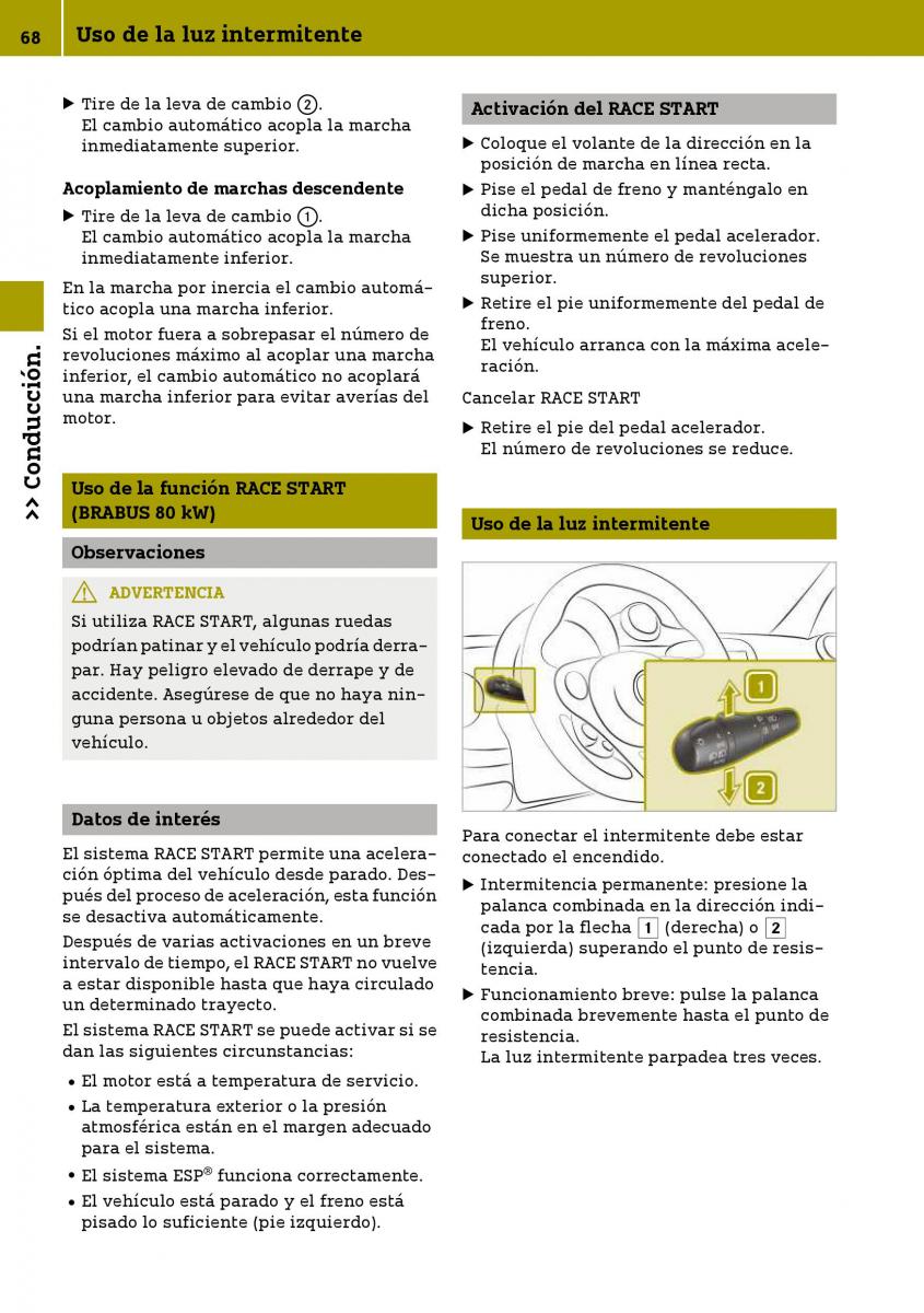 Smart Fortwo III 3 manual del propietario / page 70