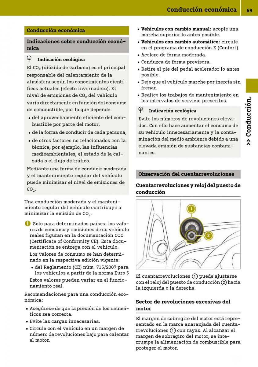 Smart Fortwo III 3 manual del propietario / page 71