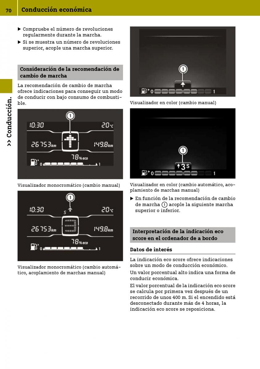 Smart Fortwo III 3 manual del propietario / page 72