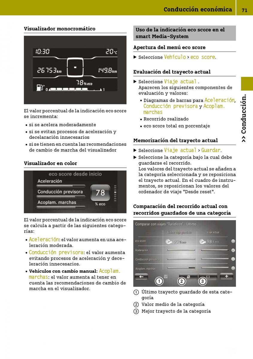 Smart Fortwo III 3 manual del propietario / page 73