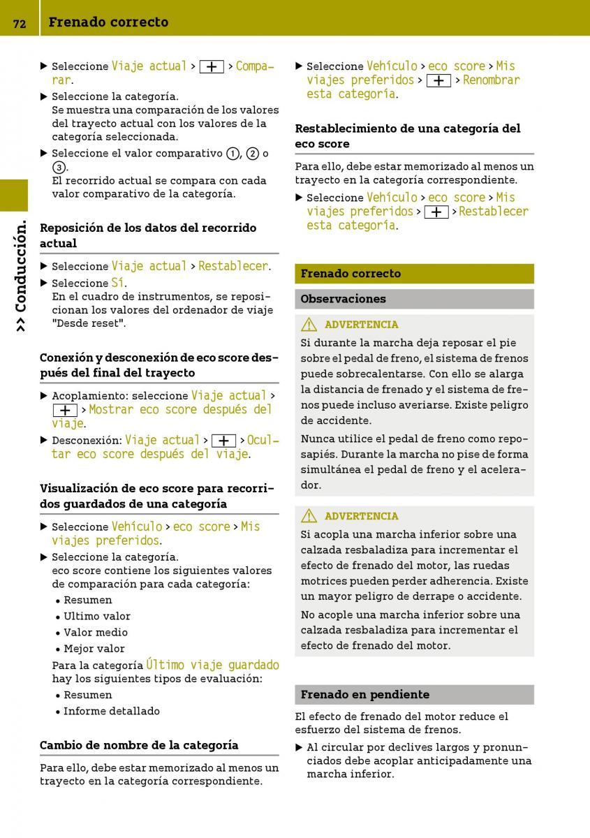 Smart Fortwo III 3 manual del propietario / page 74