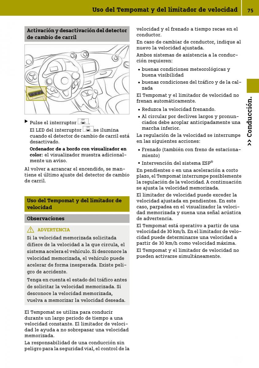 Smart Fortwo III 3 manual del propietario / page 77