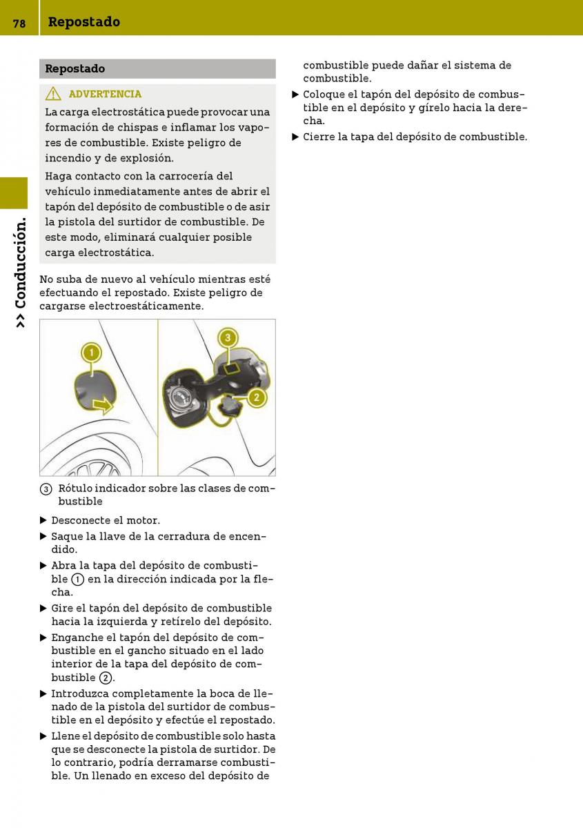 Smart Fortwo III 3 manual del propietario / page 80