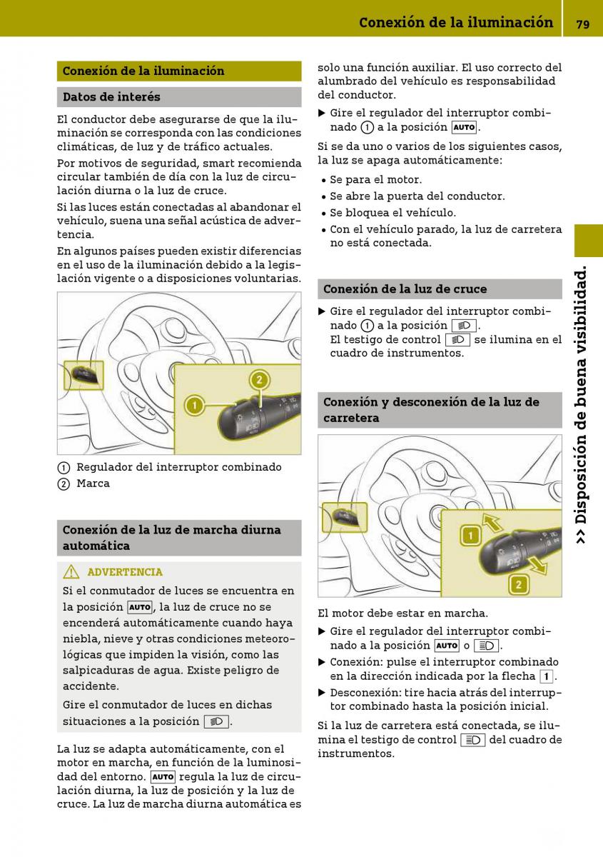 Smart Fortwo III 3 manual del propietario / page 81