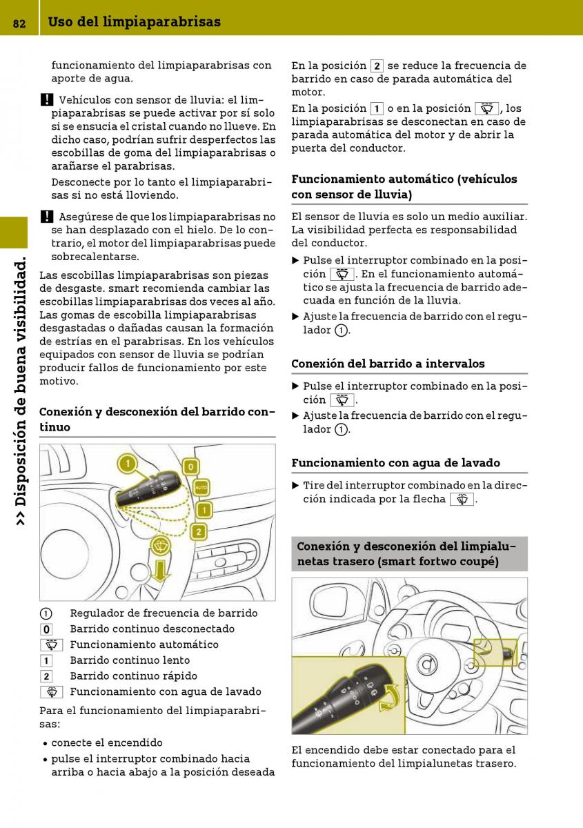 Smart Fortwo III 3 manual del propietario / page 84