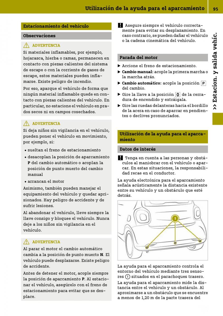 Smart Fortwo III 3 manual del propietario / page 97