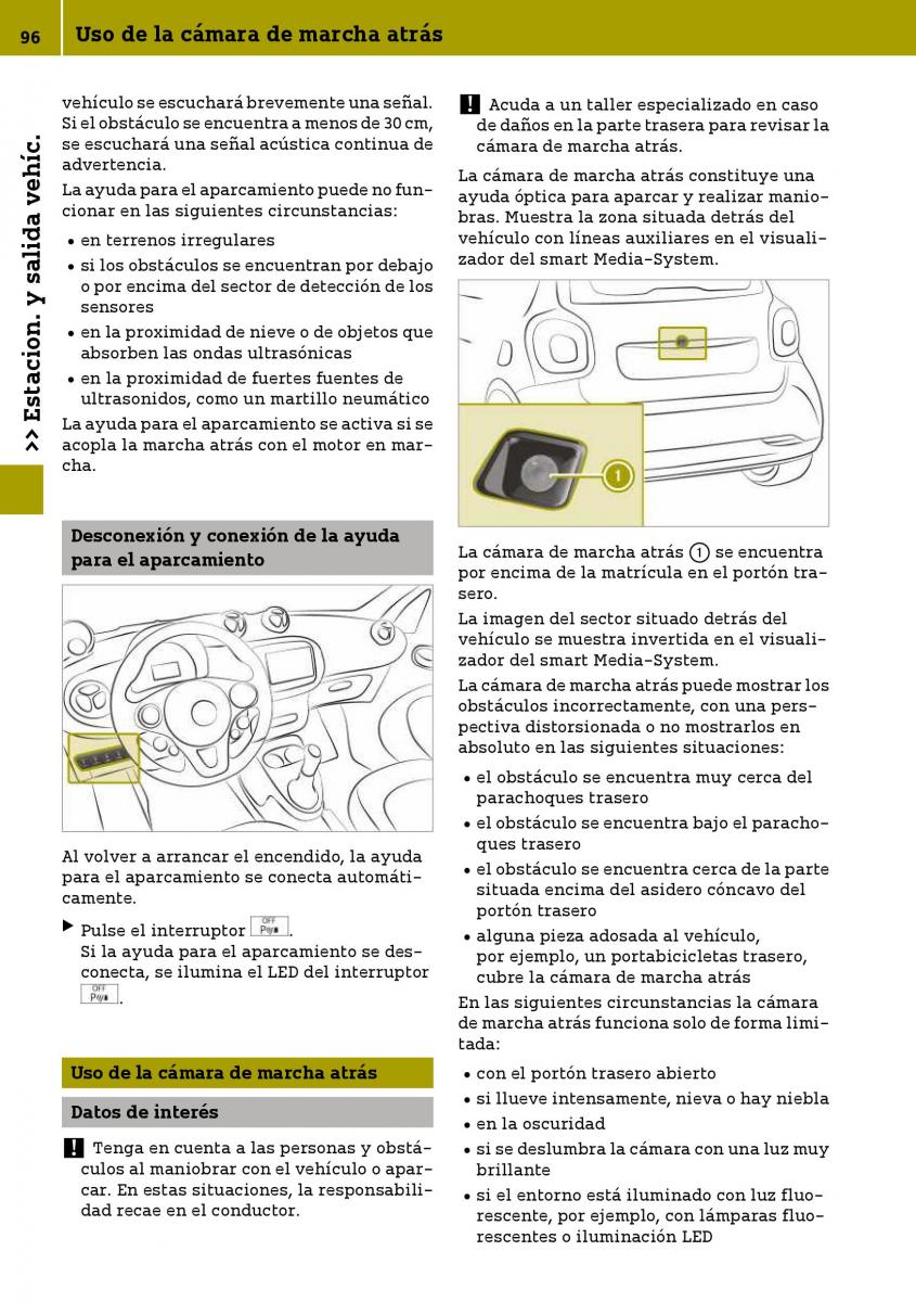 Smart Fortwo III 3 manual del propietario / page 98