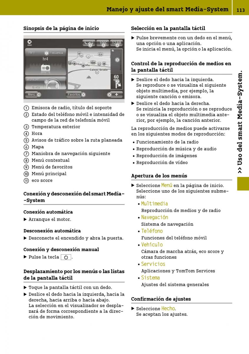 Smart Fortwo III 3 manual del propietario / page 115