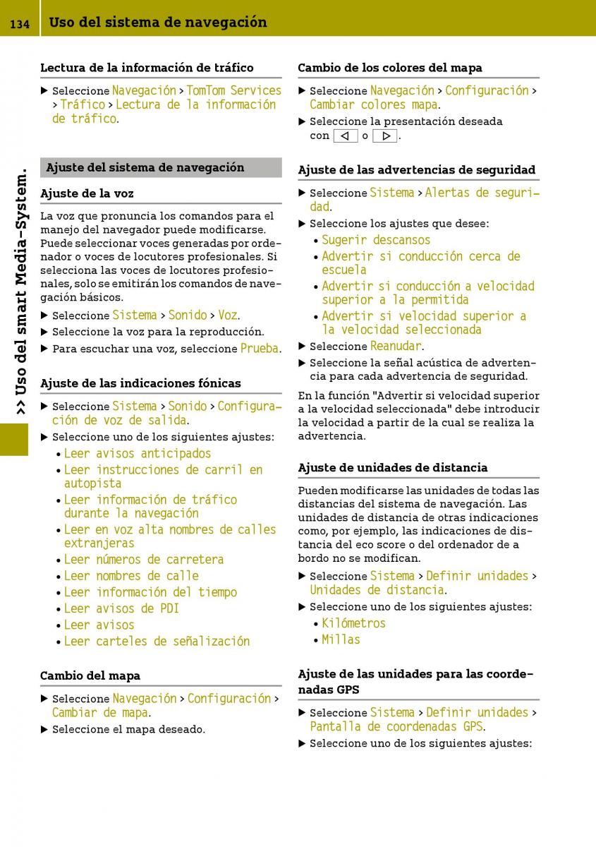 Smart Fortwo III 3 manual del propietario / page 136